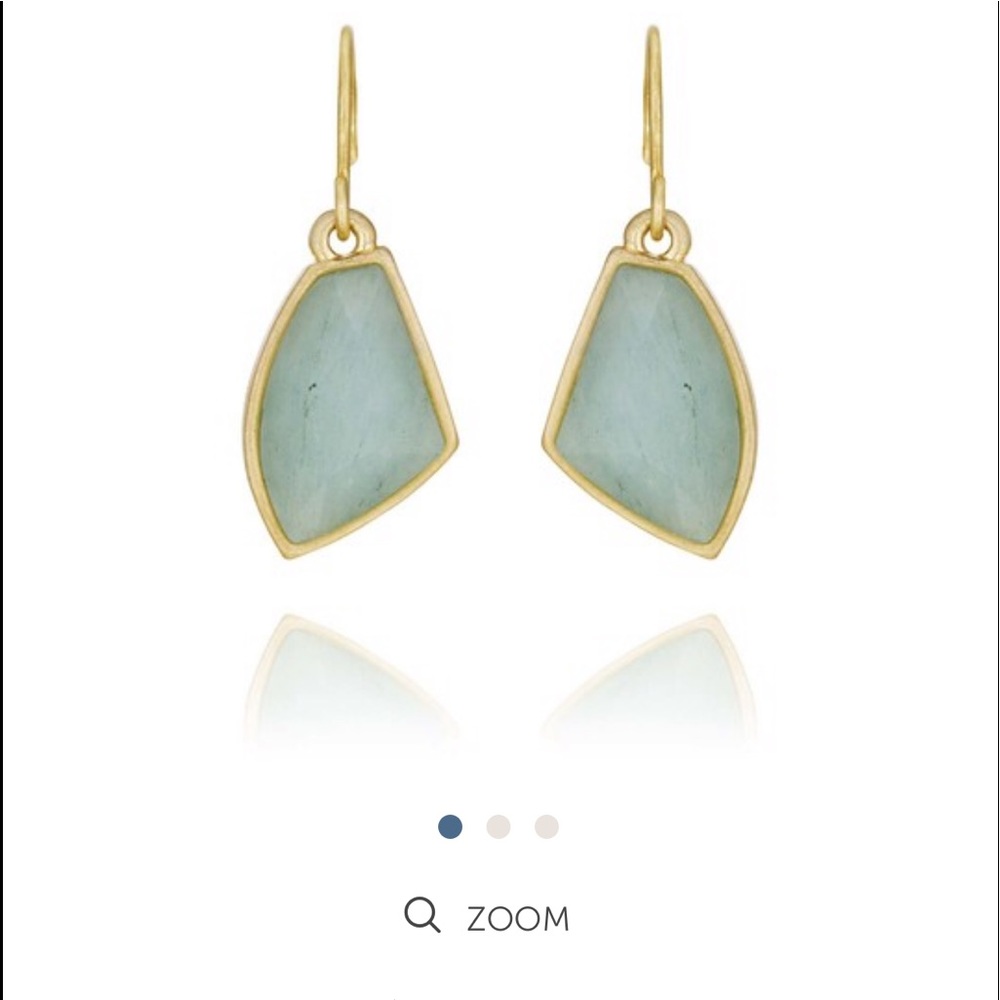 Chloe + Isabel Gilded Reed Aventurine Earrings